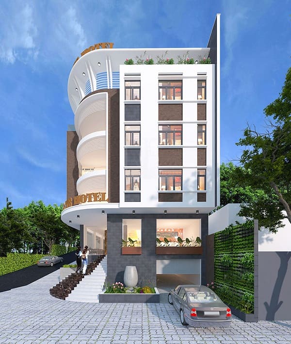 thiết kế kiến trúc khách sạn ở Đà Lạt