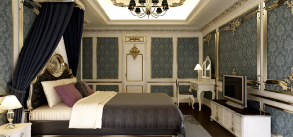 Mẫu phòng ngủ cho các thành viên trong lâu đài cổ điển ở Lâm Hà-1